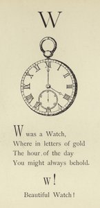 文字W 作： Edward Lear
